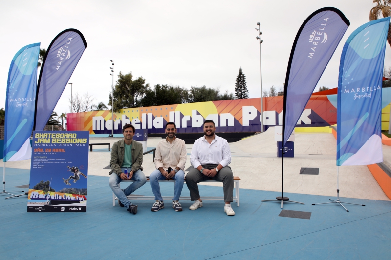 1 / 2 #Marbella  El nuevo Marbella Urban Park albergará este sábado su primer evento deportivo, que incluirá un campeonato de skate, exhibiciones de riders y música de DJs