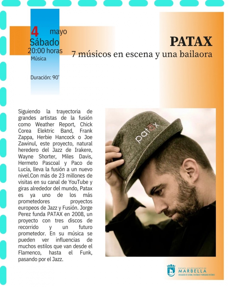 La banda madrileña Patax presenta este sábado en el Teatro Ciudad de Marbella su nuevo trabajo ‘Us'