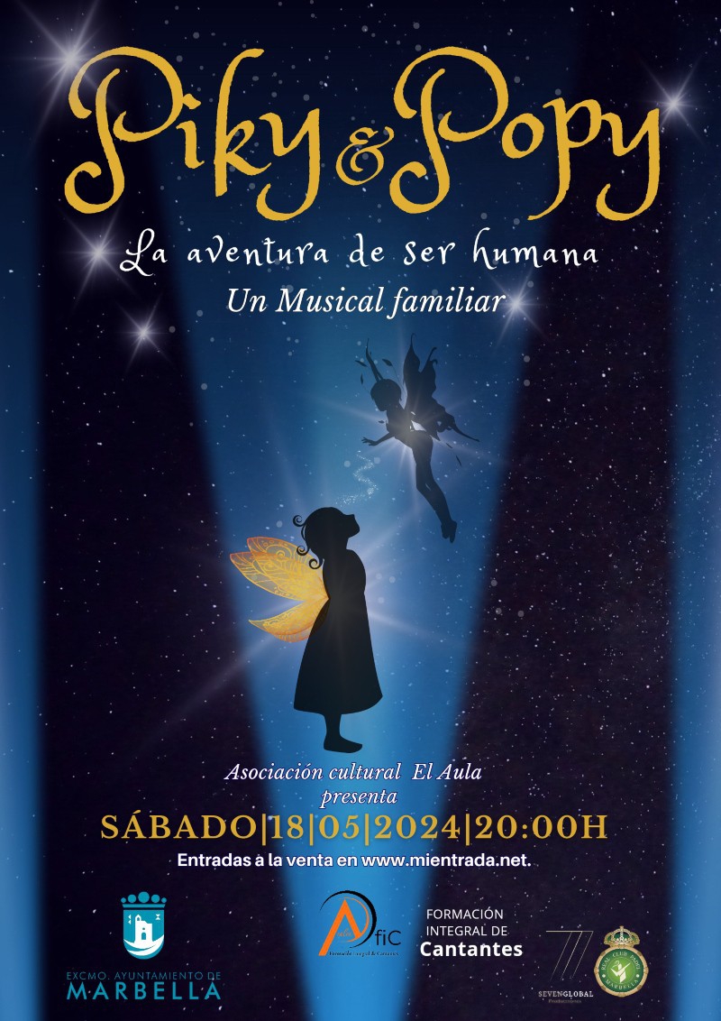 El Teatro Ciudad de Marbella será el escenario este sábado del musical ‘Piky y Popy, la aventura de ser humana’