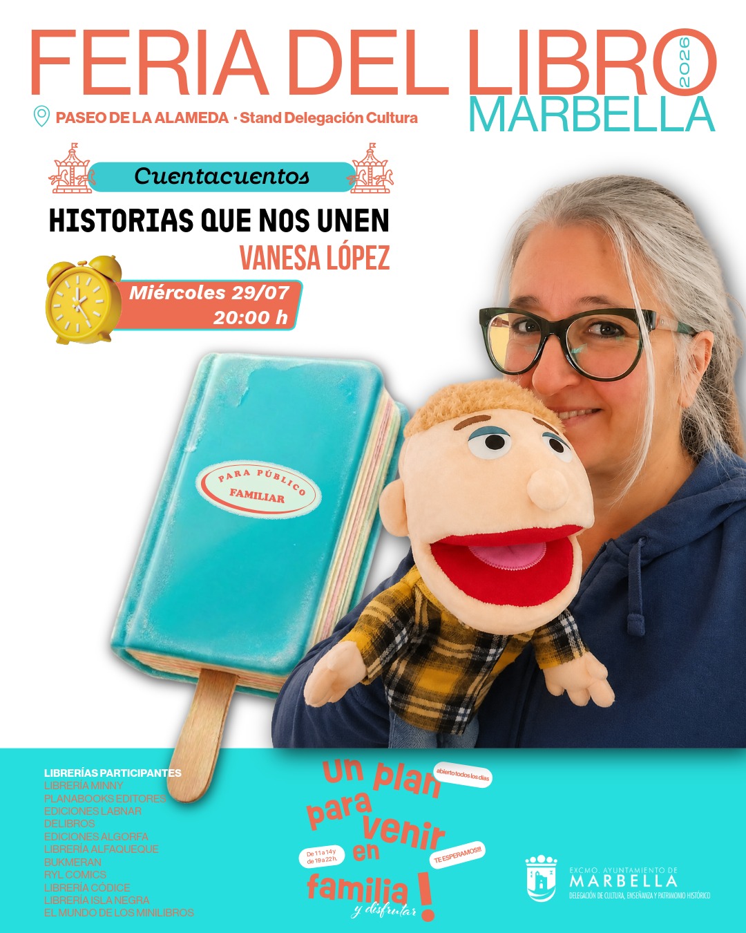 Cuentacuentos “Historias que nos unen” a cargo de Vanesa López