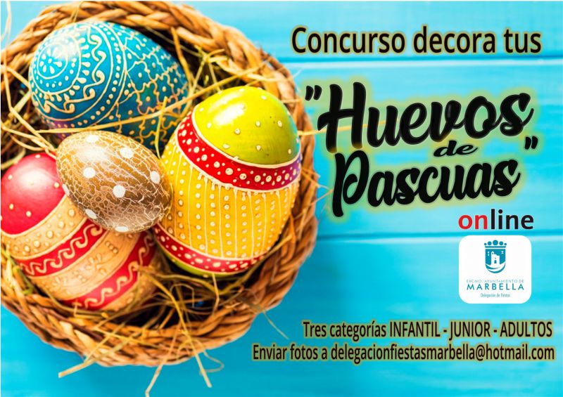Concurso online: “Decoración Huevos de Pascua” Marbella 2021