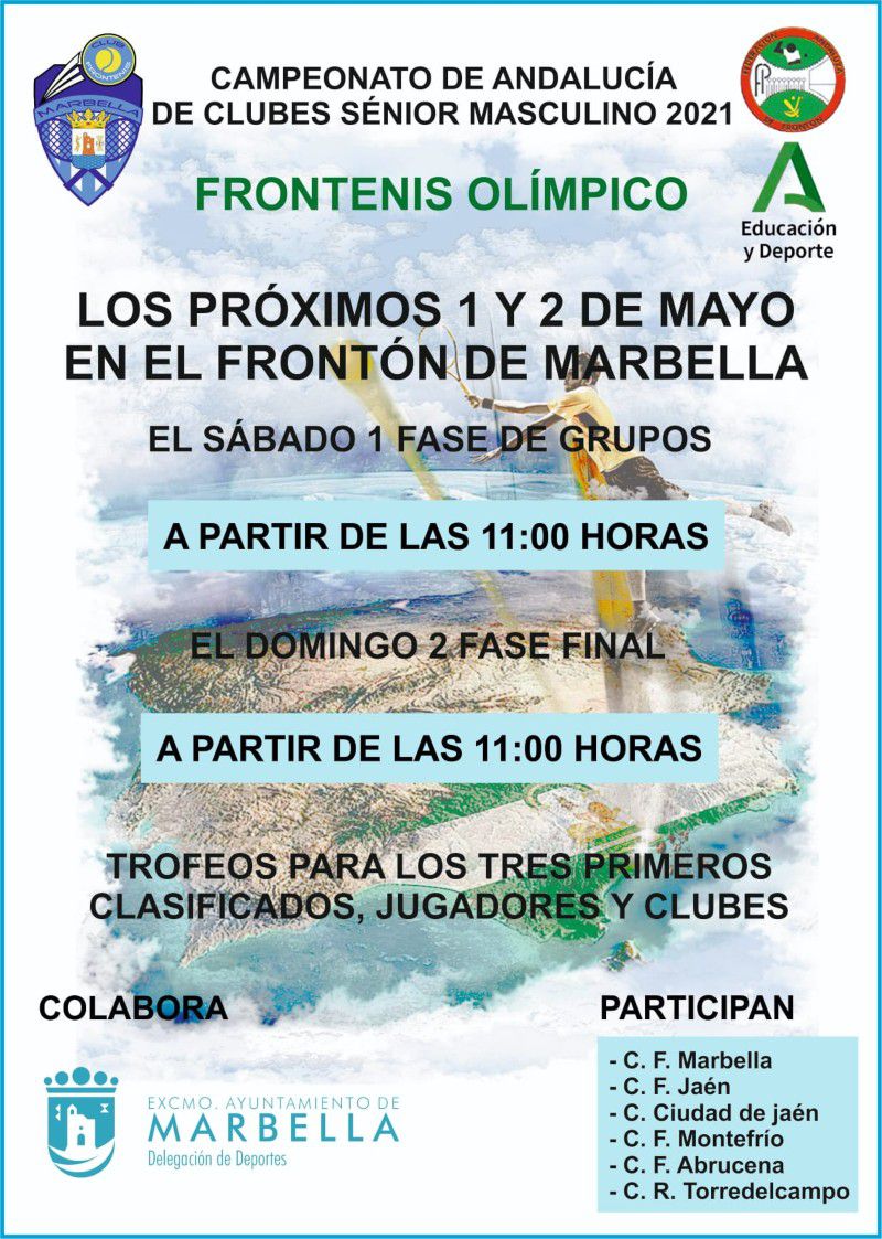 Frontenis Olímpico: Campeonato de Andalucía de Clubes Sénior