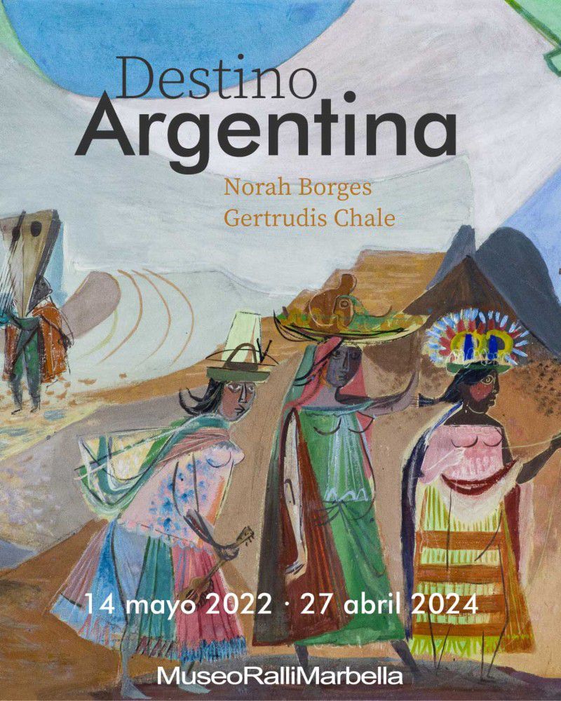 07 Jun 2023 10:00 : Destino Argentina.  Borges y Chale,  mujeres artistas en la vanguardia