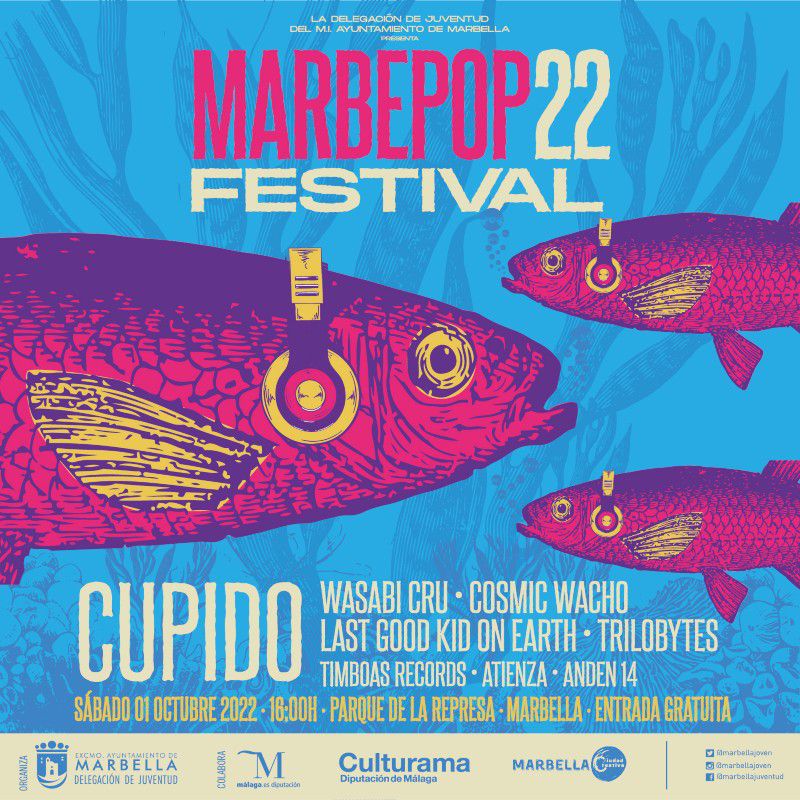 [01 Oct 2022] - MARBEPOP FESTIVAL 2022 (Música / Conciertos, Juventud) Parque Arroyo de la Represa