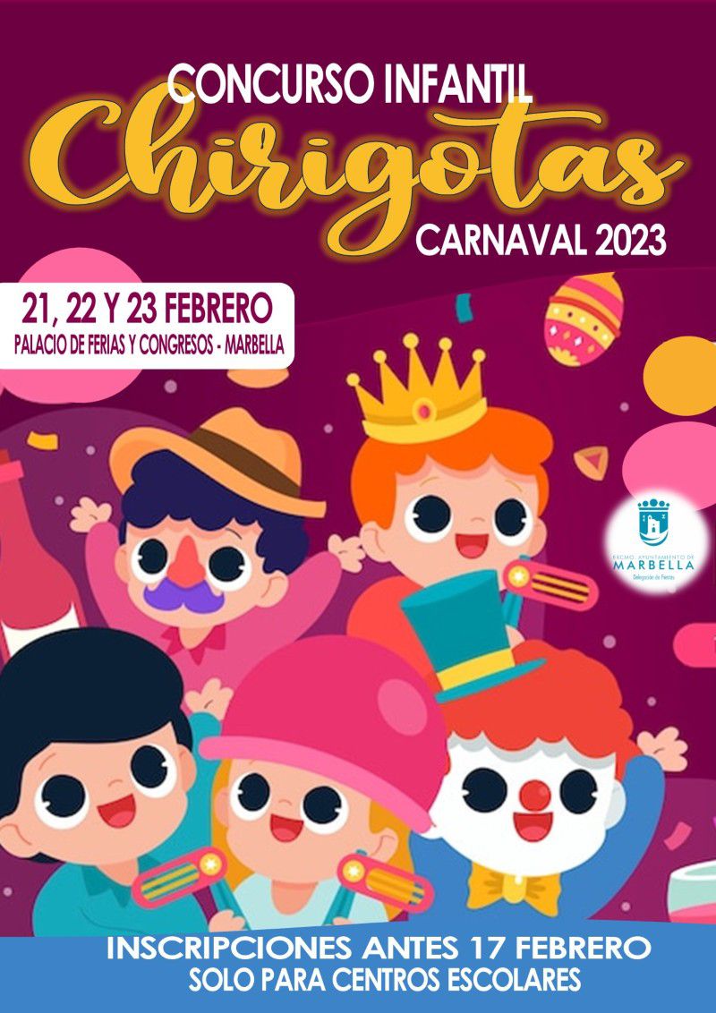 Concurso Infantil de Chirigotas Carnaval 2023