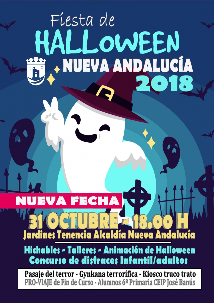 La Fiesta de Halloween de Nueva Andalucía se celebrará el 31 de octubre