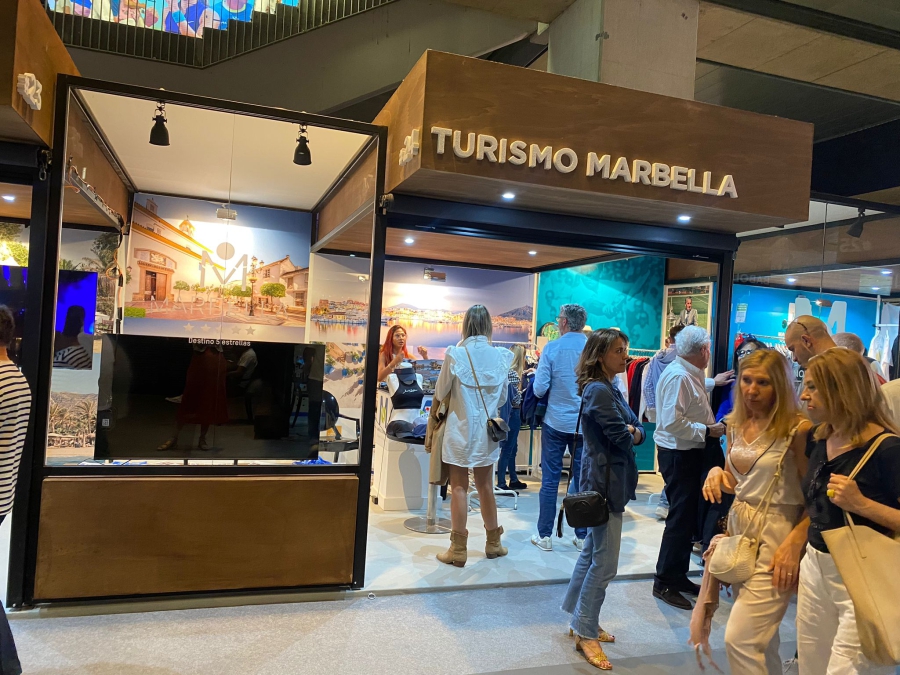 Marbella se promociona como destino turístico y deportivo en el Mutua Madrid Open, que registra más de 300.000 visitantes durante el torneo