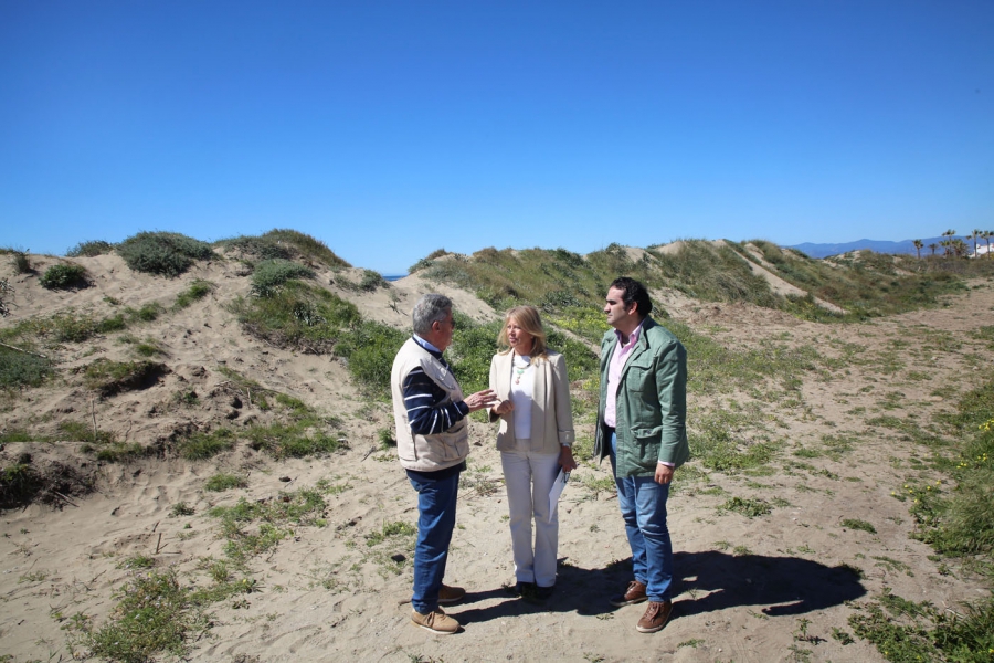 El Ayuntamiento firmará un acuerdo con la asociación Produnas para consensuar todas las actuaciones que afecten al sistema dunar de Marbella