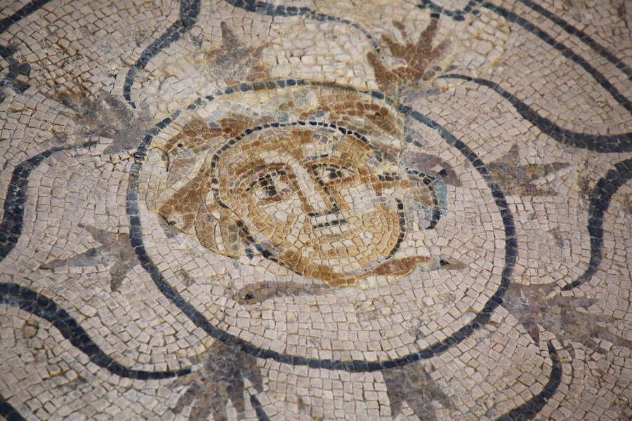 Cultura arranca las visitas guiadas de las Jornadas de Patrimonio Histórico dando a conocer la restauración del mosaico de la Medusa de la Villa Romana de Río Verde