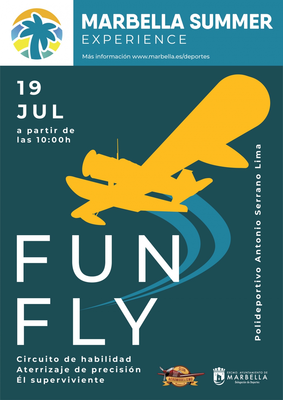 El Polideportivo Antonio Serrano Lima albergará este domingo el evento de aeromodelismo ‘Fun Fly 2020’ en el marco del programa ‘Marbella Summer Experience’