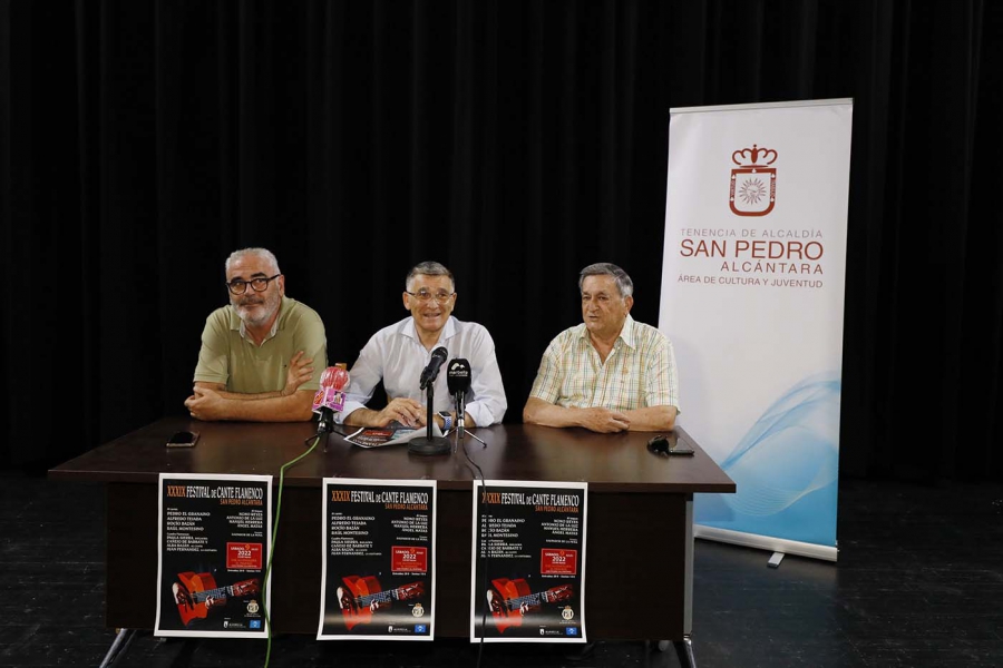 El CAE La Alcoholera albergará mañana el XXXIX Festival de Cante Flamenco de San Pedro Alcántara
