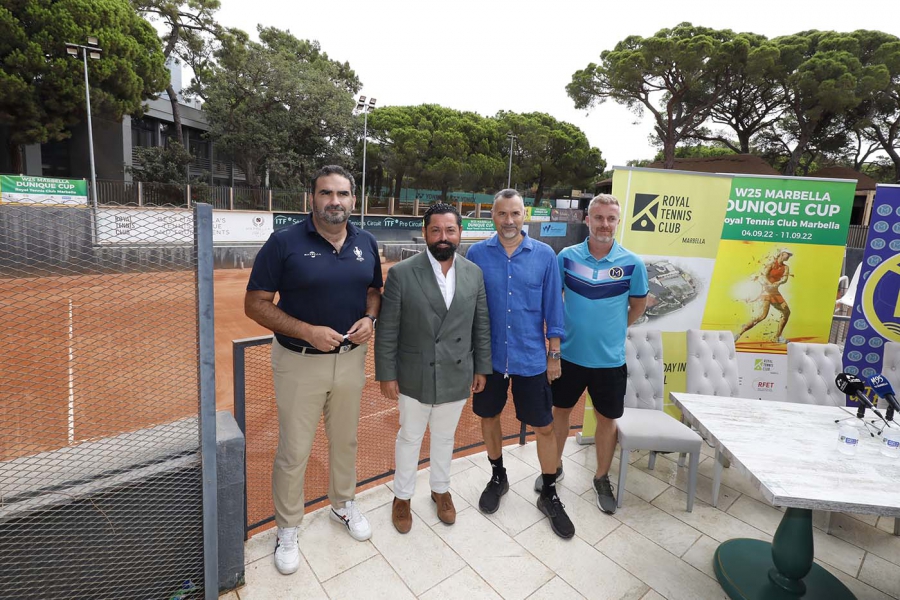Marbella será escenario del 4 al 11 de septiembre de la quinta edición de torneo W25 Marbella Dunique Cup, que reunirá a 60 jugadoras en el Royal Tennis Club