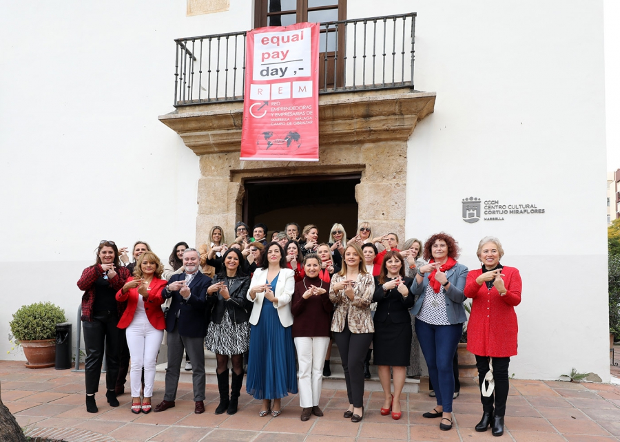 Marbella y San Pedro Alcántara se suman a las actividades de concienciación con motivo del Día por la Igualdad Salarial entre Mujeres y Hombres