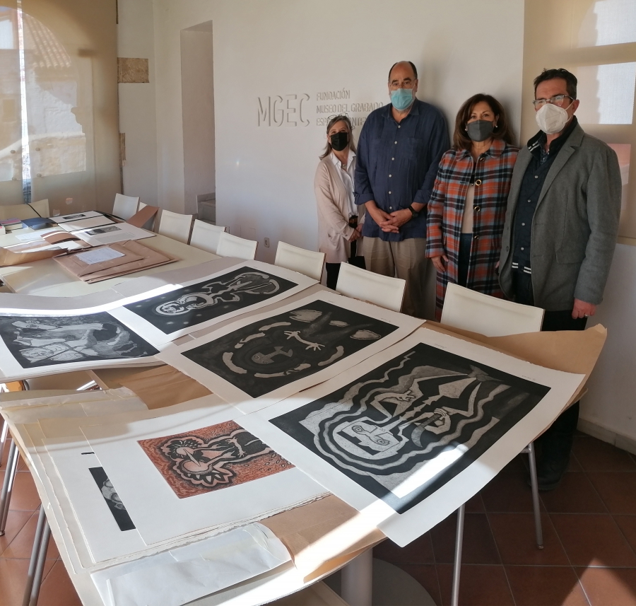 El Museo del Grabado Español Contemporáneo recibe una donación de 140 obras del artista Julio Zachrisson
