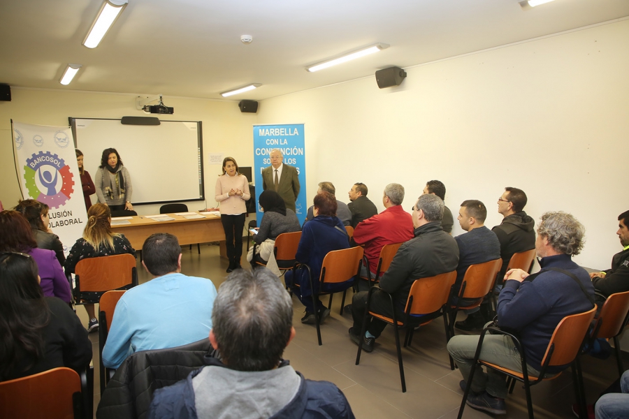 Más de 60 personas han participado en cuatro cursos impartidos a través del Proyecto de Inclusión Sociolaboral de Bancosol, fruto del convenio de colaboración con el Ayuntamiento
