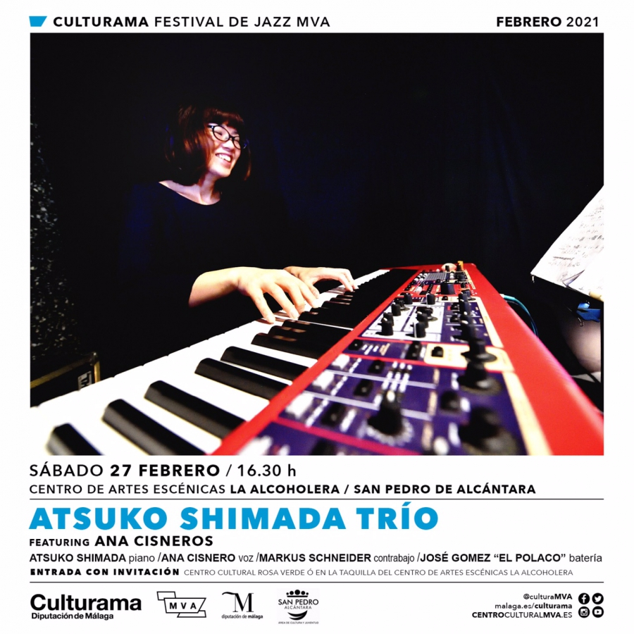 El CAE de la Alcoholera de San Pedro Alcántara celebrará este sábado el Festival de Jazz MVA con ‘Atsuko Shimada Trío featuring Ana Cisneros’