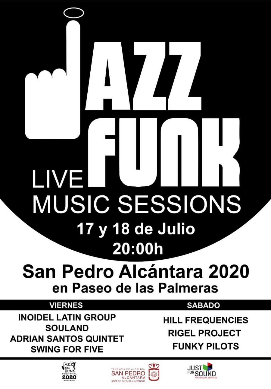 El Paseo de las Palmeras de San Pedro Alcántara se llenará de música este fin de semana con el Jazz Funk Music Live Session