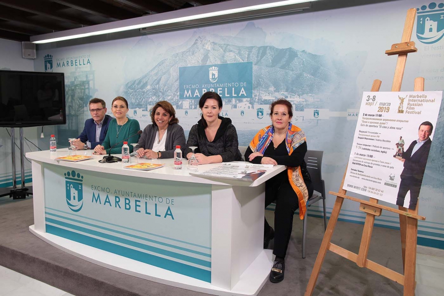 El Ayuntamiento respalda la séptima edición del Festival Internacional de Cine Ruso de Marbella MIRFF 2019, que se celebrará en la ciudad del 3 al 8 de marzo