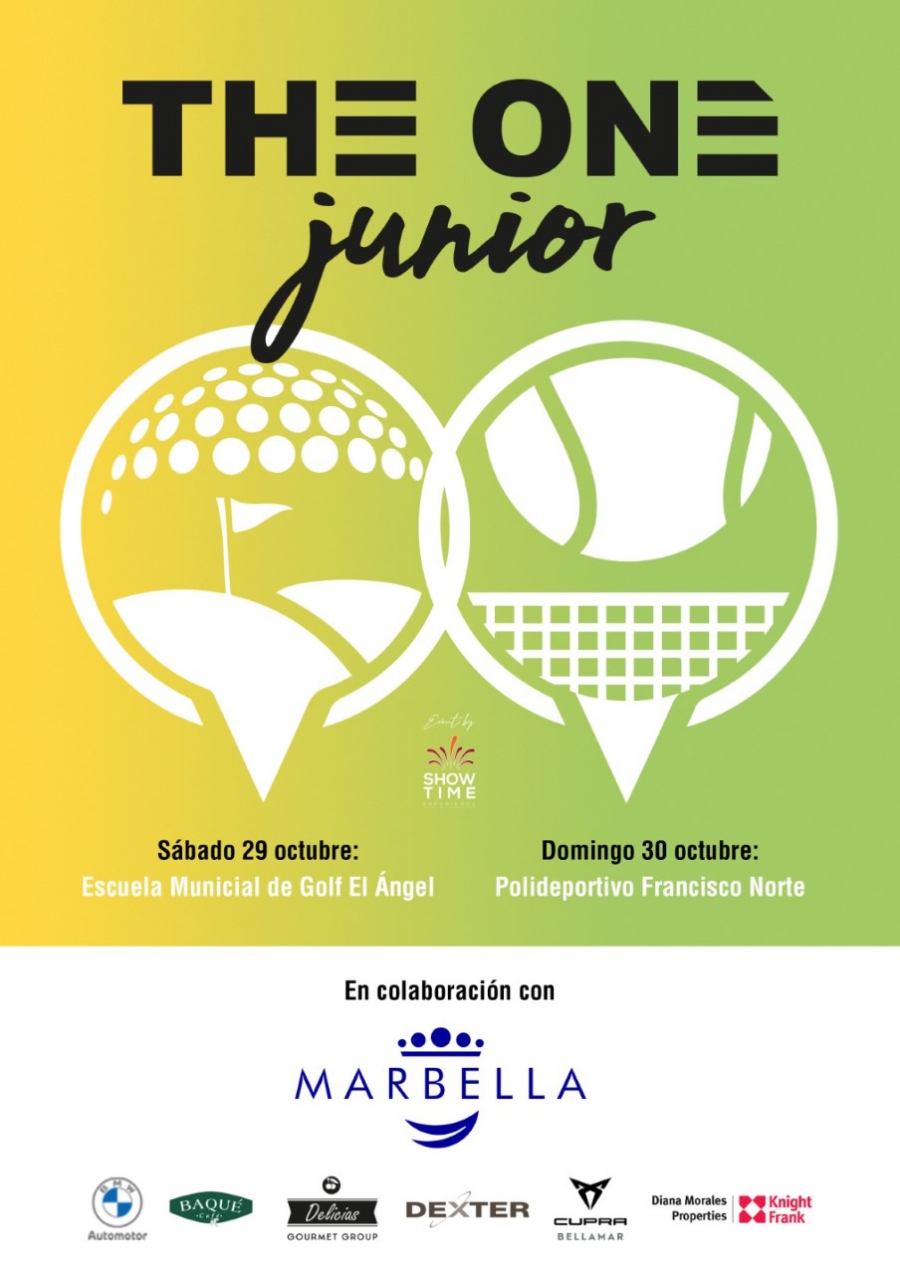 La Escuela Municipal de El Ángel y El Polideportivo Francisco Norte serán escenarios el 29 y el 30 de octubre, respectivamente, del torneo ‘The One Junior’ de golf y pádel