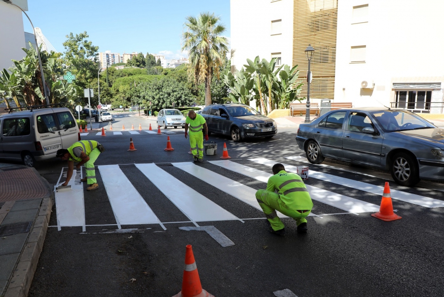 El Ayuntamiento desarrolla un plan de señalización en el barrio de Santa Marta para incrementar la seguridad vial