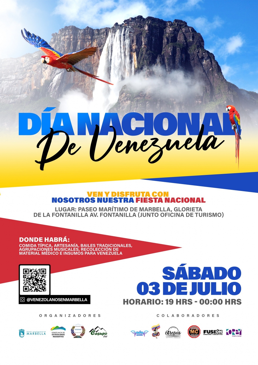La Glorieta de La Fontanilla albergará el 3 de julio la fiesta del Día Nacional de Venezuela