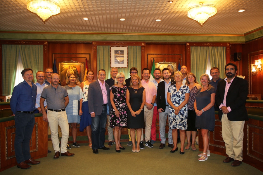 Marbella recibe la visita de una veintena de profesionales noruegos de diferentes sectores interesados en conocer la ciudad