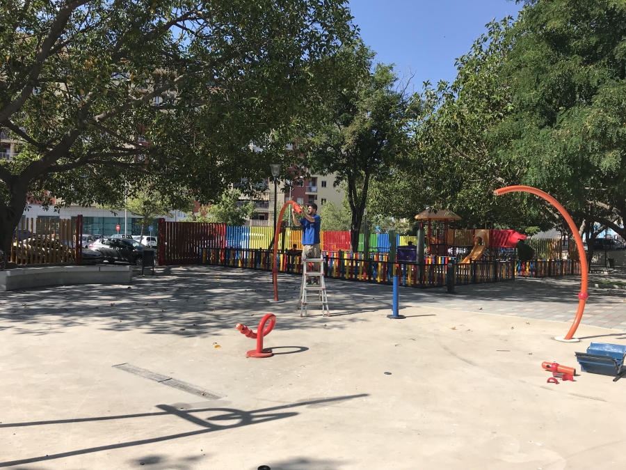 El Ayuntamiento pone en marcha el parque de agua de Plaza de Toros para el disfrute de los más pequeños