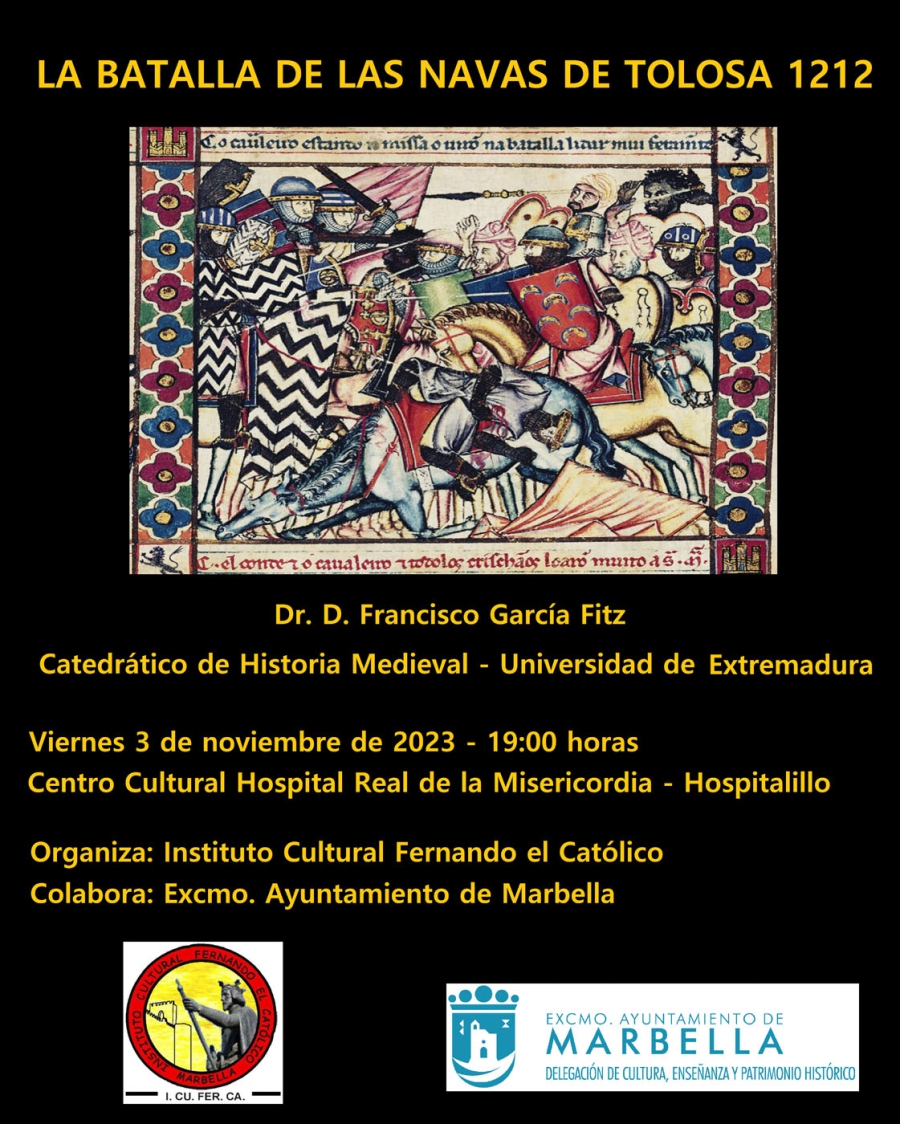 El Hospital Real de la Misericordia acoge este viernes la conferencia ‘La batalla de las Navas de Tolosa 1212’, a cargo de Francisco García Fitz