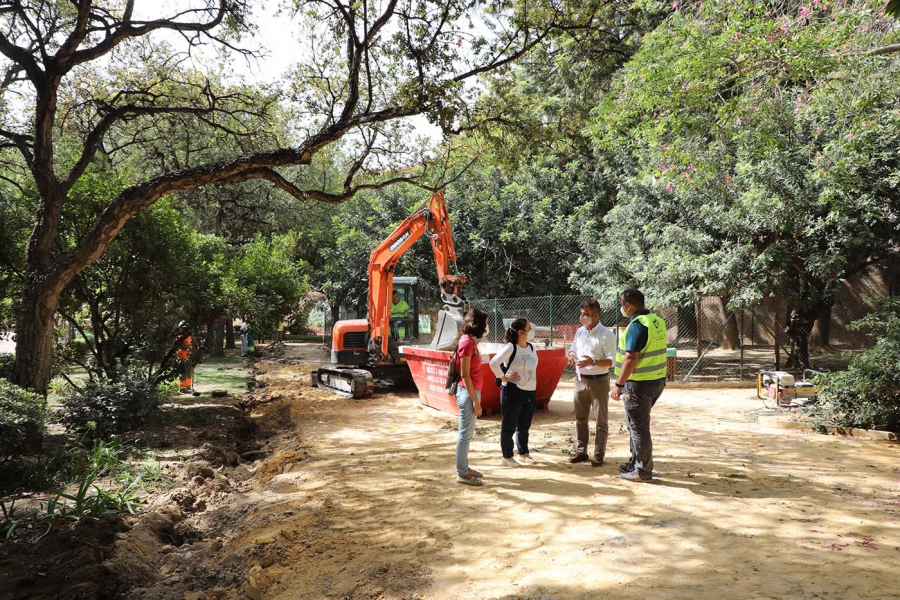 El Ayuntamiento acomete un acondicionamiento integral del parque Arroyo de la Represa que modernizará su imagen y mejorará los servicios