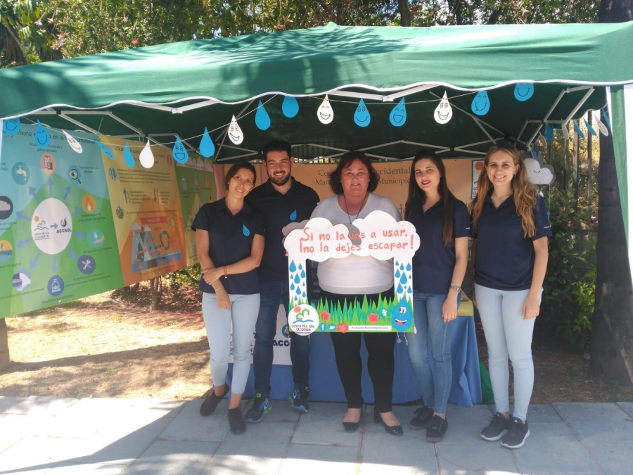 La Tenencia de Alcaldía de San Pedro Alcántara respalda una campaña de concienciación sobre el consumo responsable de agua