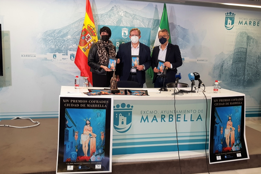 Los XIV Premios Cofrades Ciudad de Marbella reconocerán el próximo 7 de abril a una veintena de instituciones y personalidades tras dos años de ausencia a causa de la pandemia