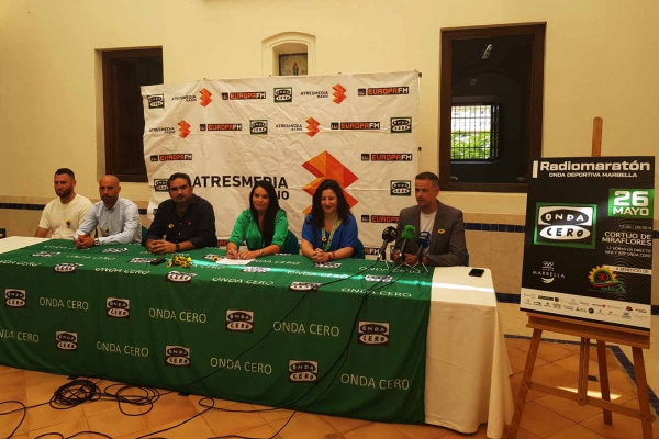 El Ayuntamiento respalda el I Radiomaratón Onda Deportiva Marbella, que se celebrará el próximo 26 de mayo, reunirá a deportistas y clubes locales y recaudará fondos para Cudeca