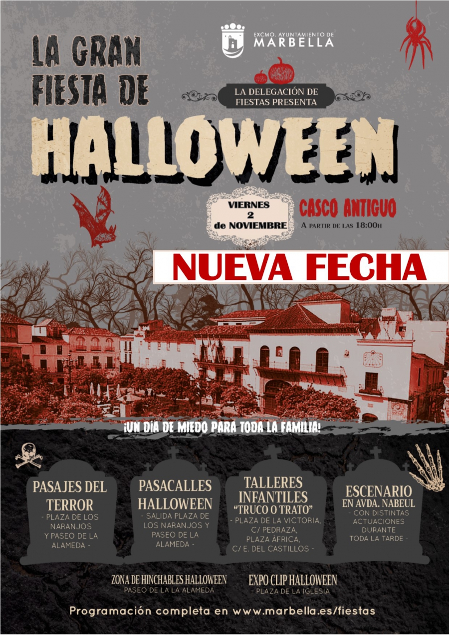 La Fiesta de Halloween prevista para mañana en el Casco Antiguo se pospone al viernes por la previsión de lluvia