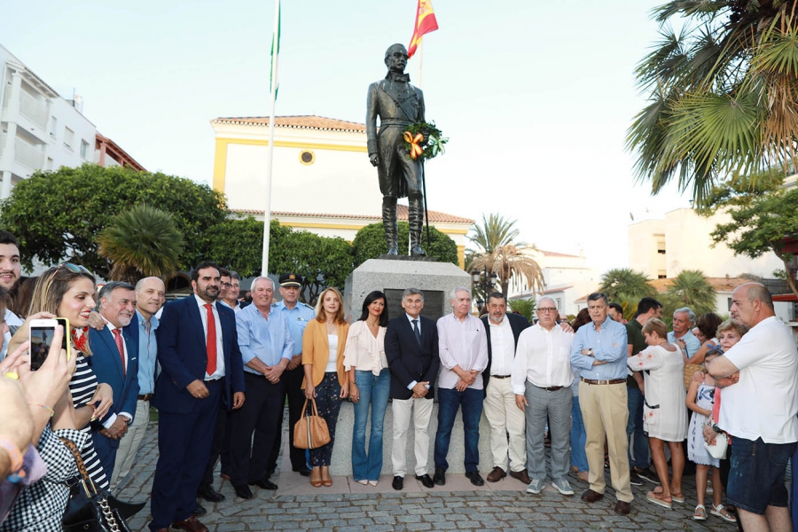 San Pedro Alcántara conmemoró el 145º aniversario del fallecimiento del Marqués del Duero