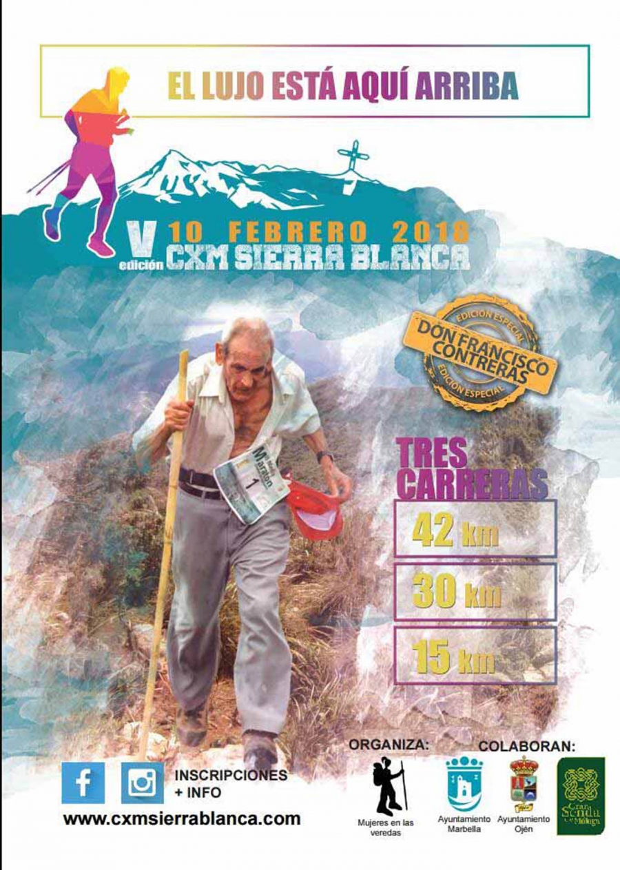 La V CxM Sierra Blanca supera las mil inscripciones y será puntuable para la Asociación Internacional de Trail Running (ITRA)