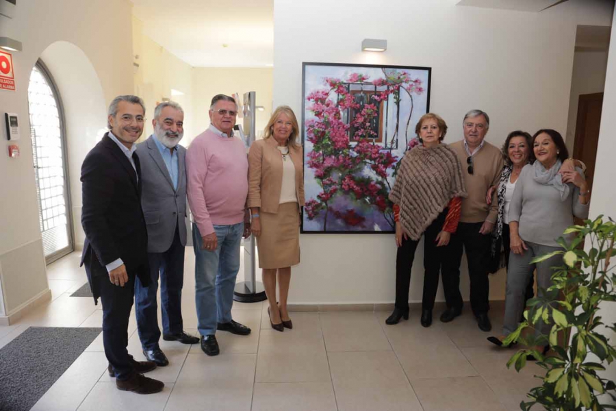La Asociación Peña la Buganvilla expone una veintena de obras de sus artistas en el Hospital Real de la Misericordia