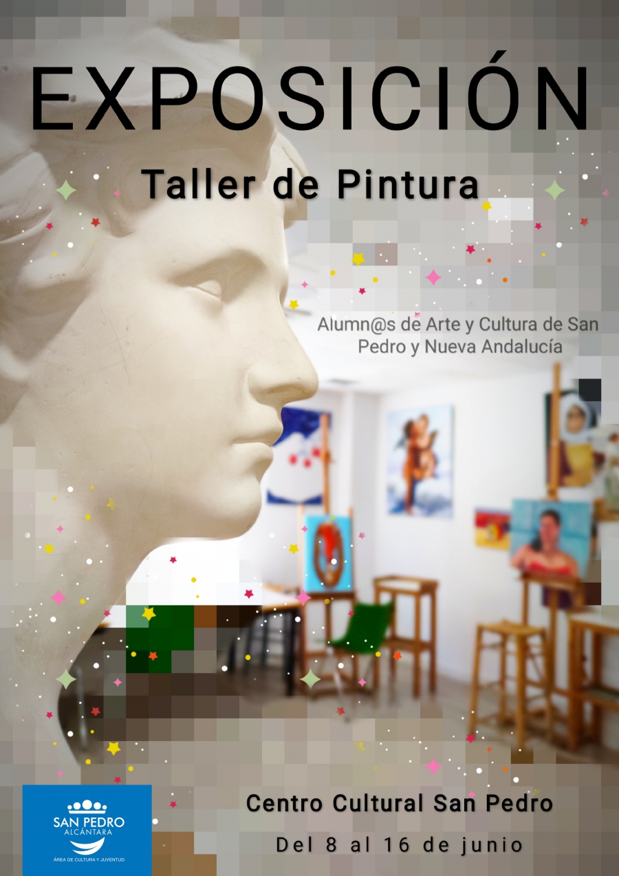 El Centro Cultural San Pedro albergará mañana 8 de junio la inauguración de la exposición de fin de curso de los alumnos del Taller de Pintura de Arte y Cultura
