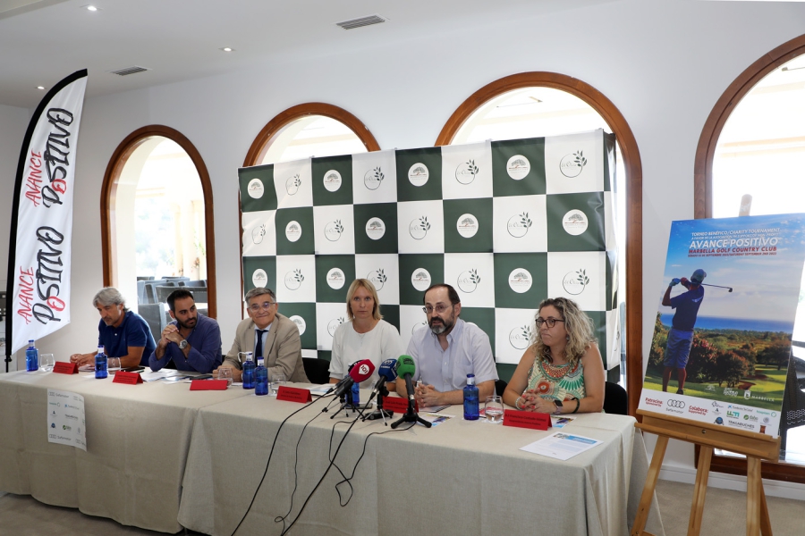 El Ayuntamiento respalda un torneo solidario a beneficio de la asociación Avance Positivo que tendrá lugar el próximo 2 de septiembre en el club Marbella Golf Country