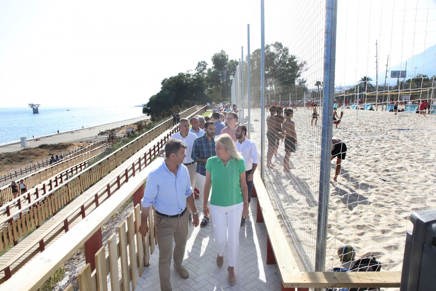 El Ayuntamiento abre el parque del Mediterráneo para el uso de los deportistas y ciudadanos