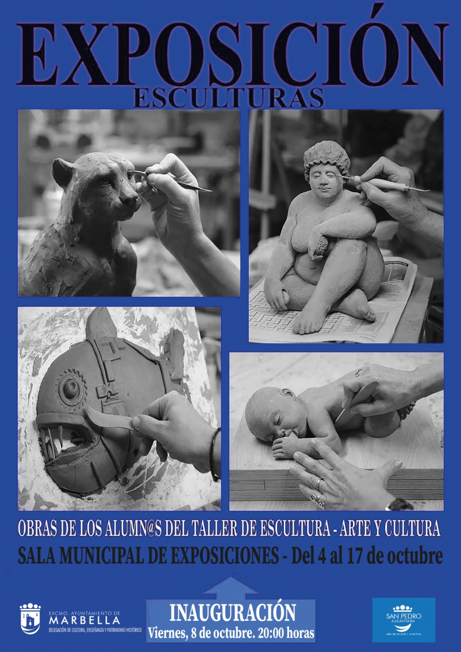 El Centro Cultural San Pedro acoge hasta el 17 de octubre una exposición de los alumnos del Taller de Escultura y Modelado de Arte y Cultura
