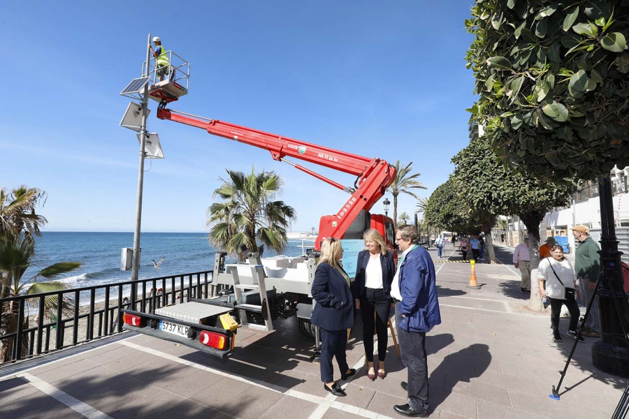 Marbella será la primera ciudad de Andalucía que contará con un nuevo sistema de cámaras en las playas que permitirá consultar el grado de ocupación y otros indicadores de interés del litoral