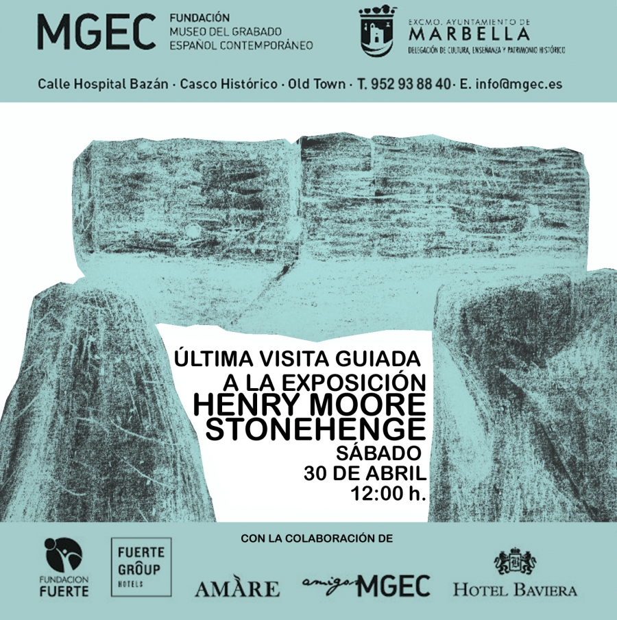 El Museo del Grabado clausura este sábado con una visita guiada la exposición ‘Henry Moore-Stonehenge’