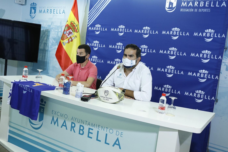 El Ayuntamiento destina un total de 85.000 euros al patrocinio del Marbella Rugby Club y el CB Marbella para esta nueva temporada