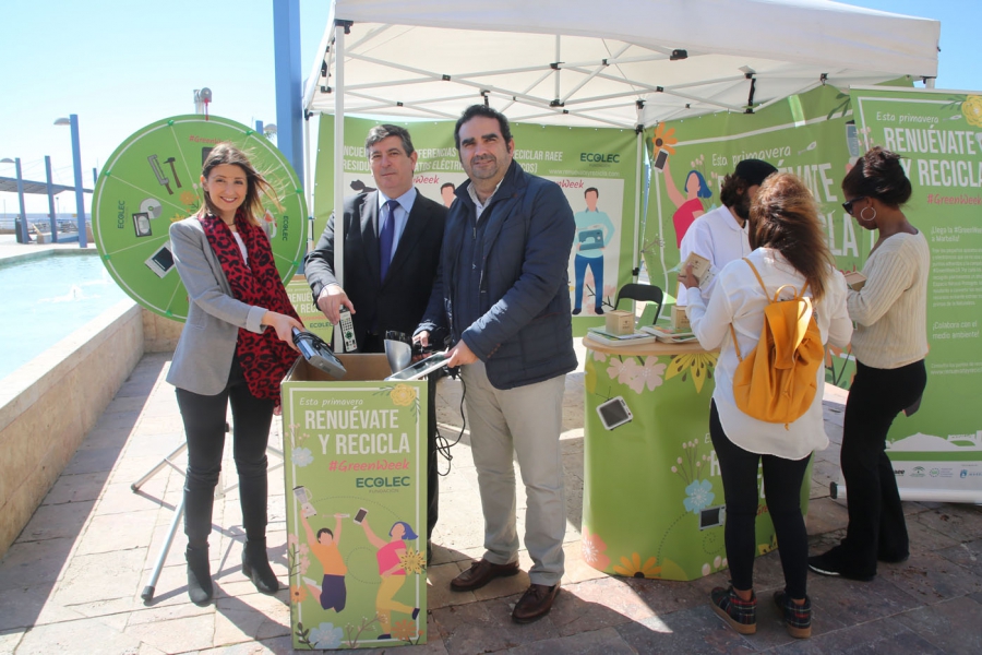 Marbella colabora con la campaña #GreenWeek19 para concienciar sobre la importancia del reciclaje de los residuos de aparatos eléctricos y electrónicos