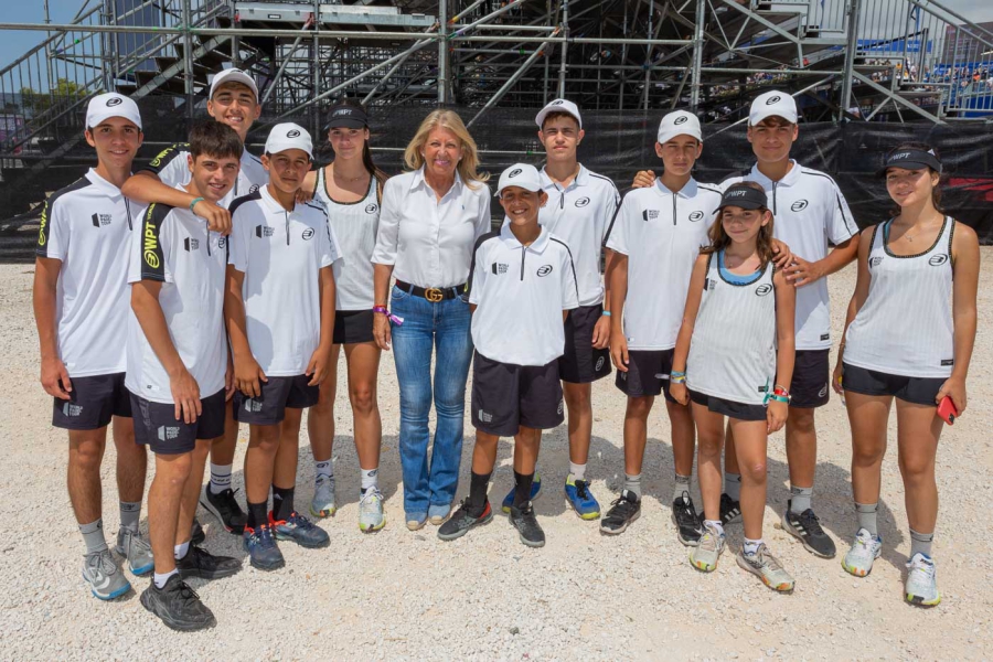 La alcaldesa asiste a la final del Marbella Master del World Padel Tour 2023