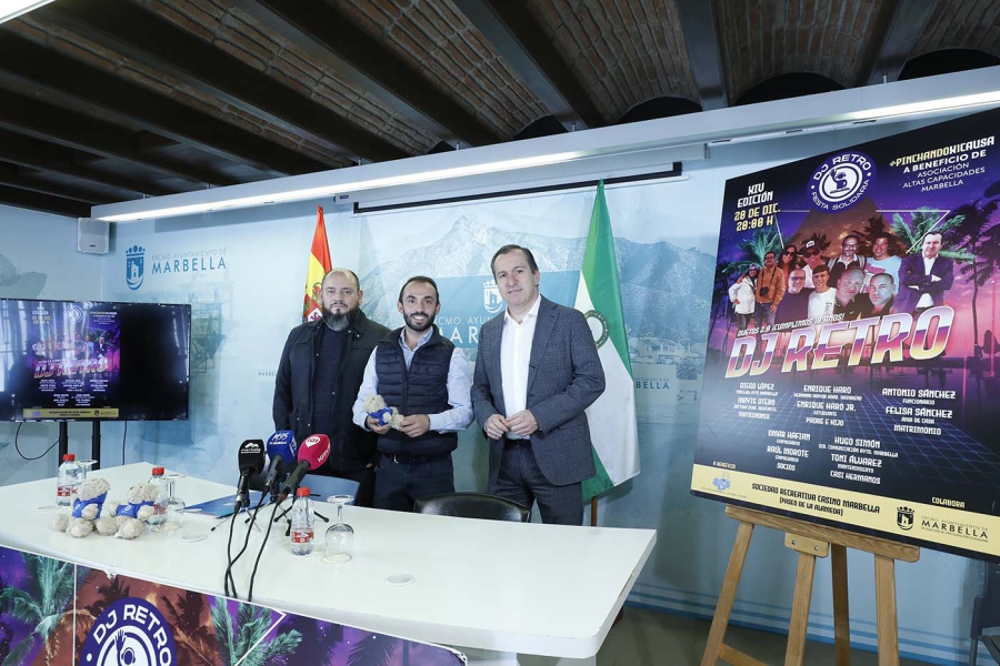La decimocuarta edición del evento solidario ‘DJ Retro’ tendrá lugar el próximo 28 de diciembre y destinará la recaudación a la asociación de Altas Capacidades de Marbella