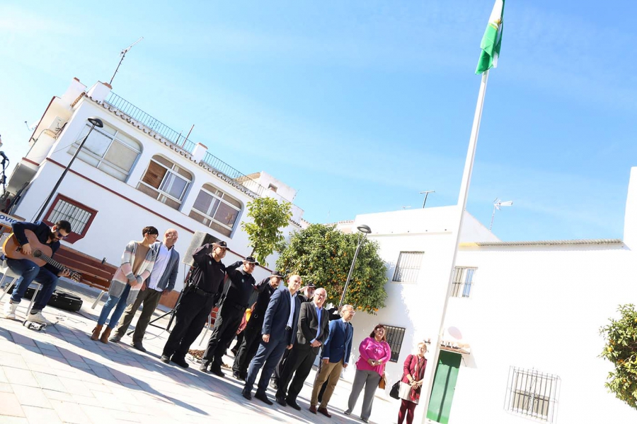 La Tenencia de Alcaldía de San Pedro Alcántara conmemora por primera vez el día 4 de diciembre en la plaza recién remodelada que lleva el mismo nombre
