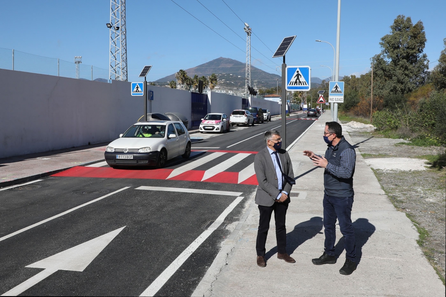 La Tenencia de Alcaldía de San Pedro Alcántara acondiciona el Camino Diseminado Polígono 27 y mejora la seguridad vial en el entorno