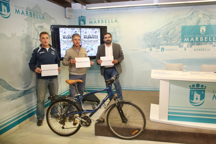 Marbella celebrará el Día del Pedal el 25 de noviembre para fomentar el uso de la bicicleta y se sumará a la campaña solidaria #PalanteconSarah