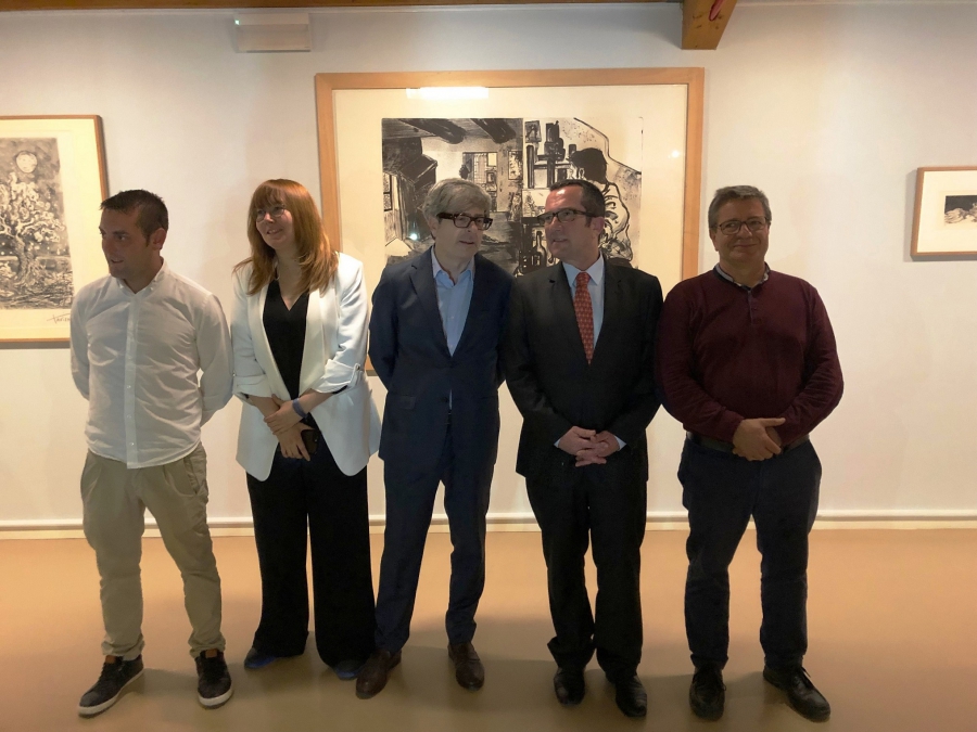 El Museo del Grabado Español Contemporáneo expone una selección de obras de Picasso, Vilató y Xavier en la pinacoteca de la localidad natal de Goya